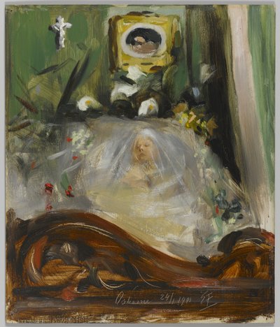 Queen Victoria Lying in State by Emil Fuchs