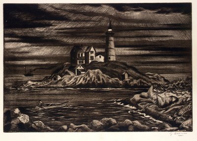 Nubbli Lighthouse by Emil Ganso