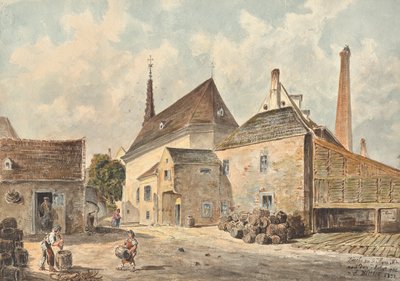 The Church of St. Marx in Vienna by Emil Hütter