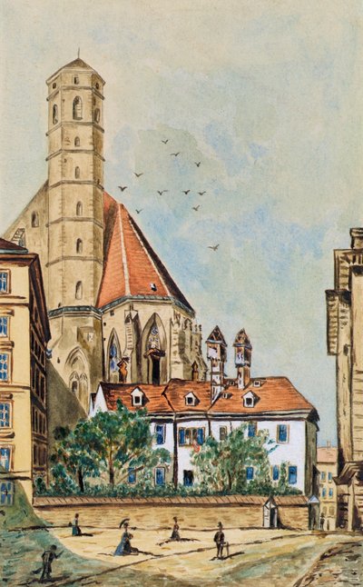 The Minorite Church in Vienna by Emil Hütter