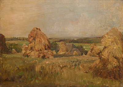 Harvest Month in Plankenberg by Emil Jakob Schindler