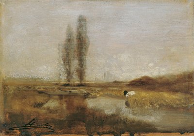 Moorland near Lundenburg by Emil Jakob Schindler