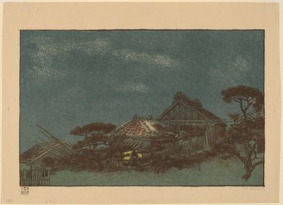 Evening in Fukagawa by Emil Orlik