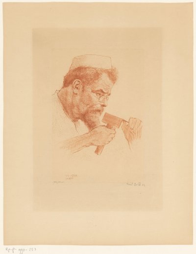 Portrait of Max Klinger by Emil Orlik