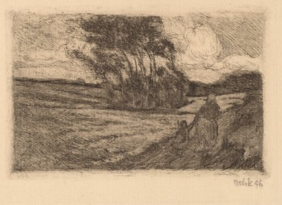 Thunderstorm (Small) by Emil Orlik