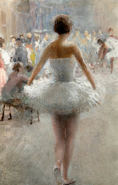 The Rehearsal of the Ballet by Emil Oskarovich Wisel