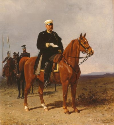 Bismarck on Horseback by Emil Volkers