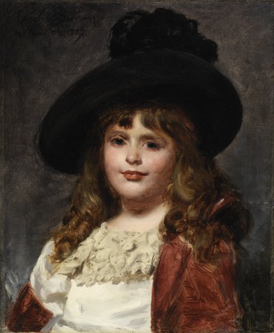 Laura at Seven by Emile Auguste Carolus Duran