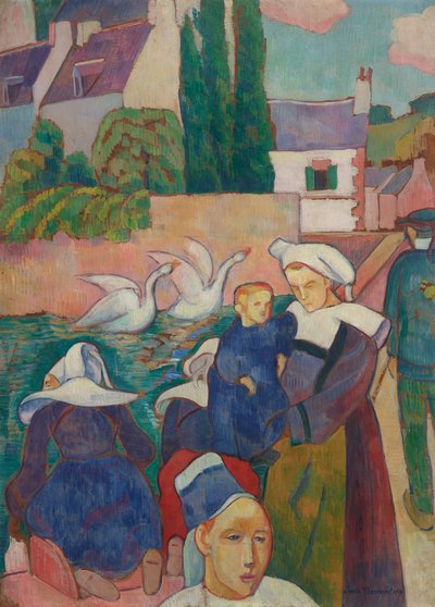 Bridge at Pont-Aven by Emile Bernard