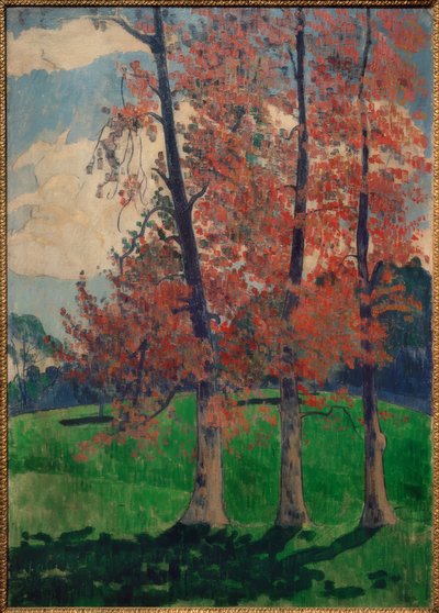 The Red Poplars by Emile Bernard