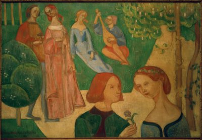 In a Park in Old Times by Emile Bernard