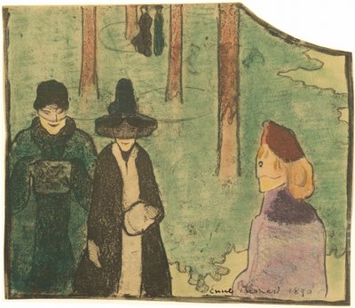 In the Woods by Emile Bernard