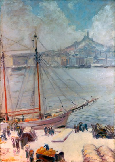 Marseille Quay by Emile Bernard
