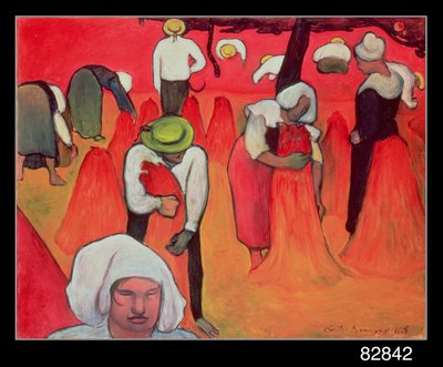 The Buckwheat Harvest, 1888 by Emile Bernard