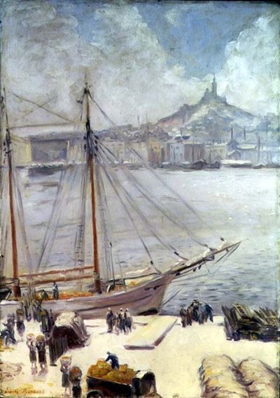 The Quay, Marseilles by Emile Bernard