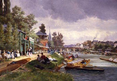 Joinville Le Pont by Emile Edme Laborne