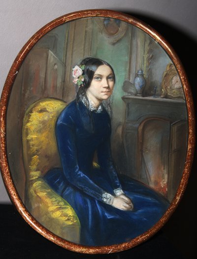 Portrait of Idalia Poletika by Emile Francois Dessain
