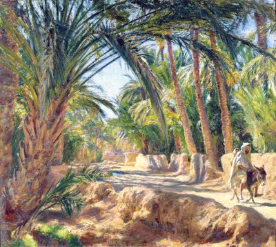 On the Road to Biskra by Emile Friant