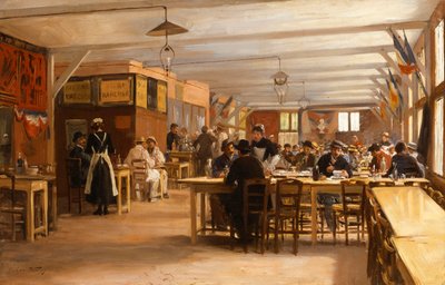 The Cafe by Emile Georges Weiss