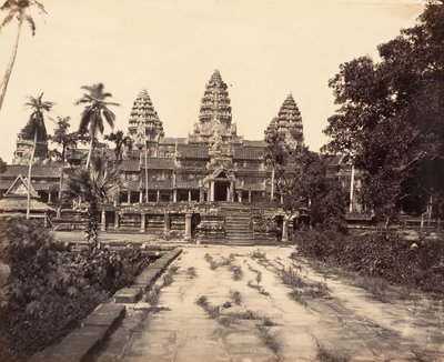 West Facade of the Great Pagoda by Emile Gsell
