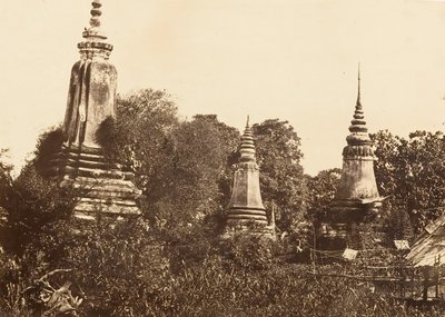 Nam-Vian - Tombs, 1866 by Emile Gsell