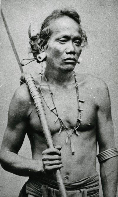 Vietnamese or Cambodian Tribal Chief by Emile Gsell