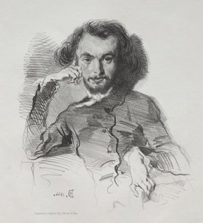 Charles Pierre Baudelaire by Emile Isidore Deroy