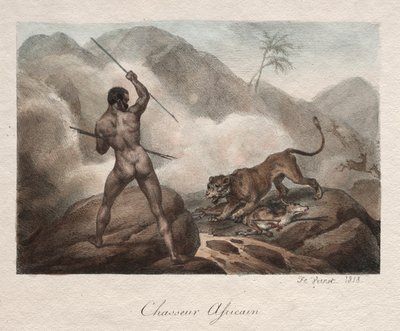 African Hunter by Emile Jean Horace Vernet