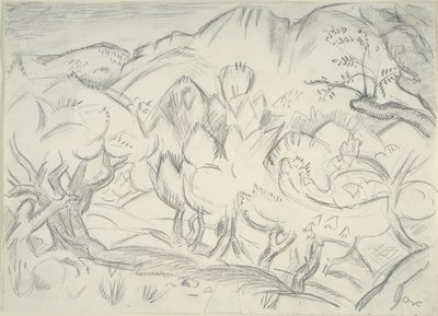 Landscape, Cassis by Emile Othon Friesz