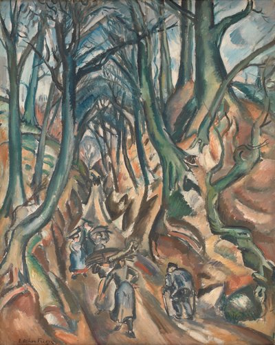The Sunken Road in Winter by Emile Othon Friesz