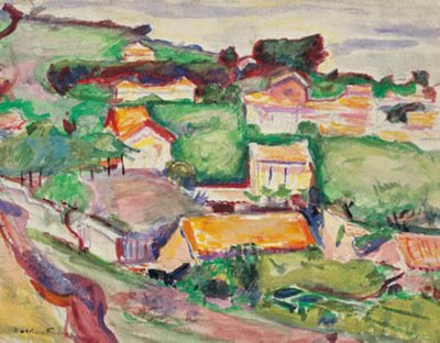 View towards a Village by Emile Othon Friesz