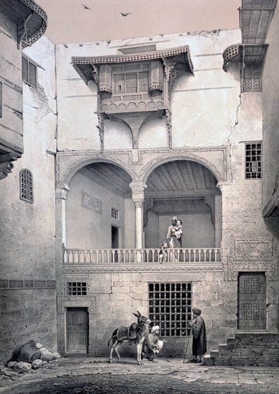 House of Beyt El-Tcheleby by Emile Prisse d