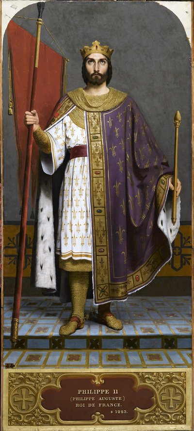 King Philip II of France by Emile Signol