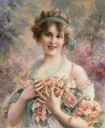 A Fair Rose by Emile Vernon