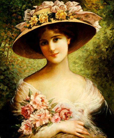 The Fancy Bonnet by Emile Vernon