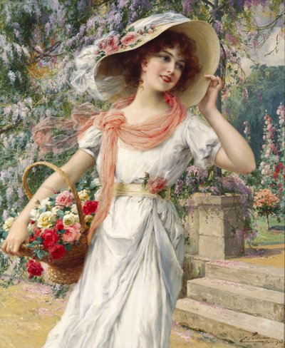 The Flower Garden by Emile Vernon