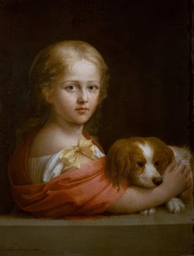 A Girl with a Dog by Emilie Lachaud de Loqueyssie