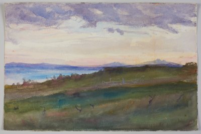 Landscape view, Hammamet by Emily Sargent