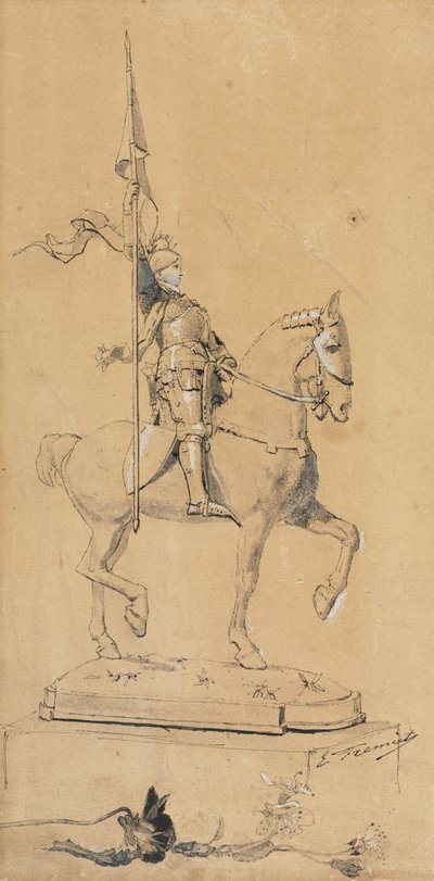 Joan of Arc on Horseback by Emmanuel Fremiet
