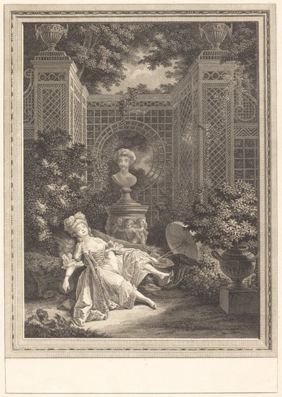 Le midi by Emmanuel Jean Nepomucène de Ghendt after Pierre Antoine Baudouin