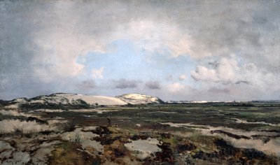 In the Dunes, 1881 by Emmanuel Lansyer