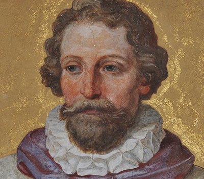 Julius Echter von Mespelbrunn (detail) by Engelbert Seibertz