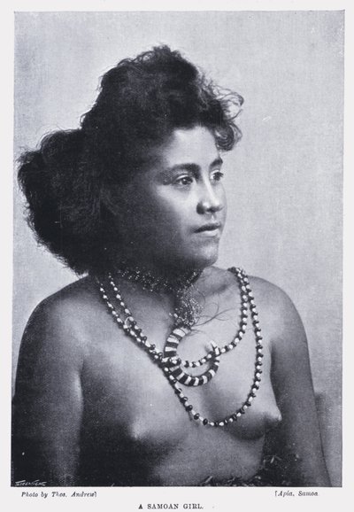 A Samoan Girl by English Photographer