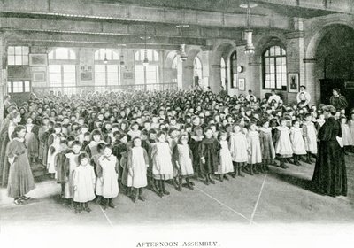 Afternoon Assembly, c.1900 by English Photographer