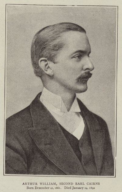 Arthur William, Second Earl Cairns by English Photographer