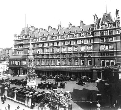Charing Cross Station Hotel, c.1890 by English Photographer