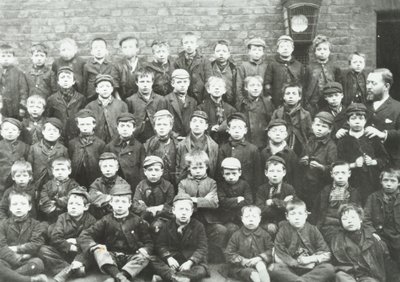 Chaucer Street School: boys group by English Photographer