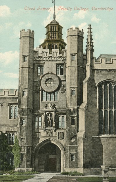 Clock Tower, Trinity College, Cambridge by English Photographer