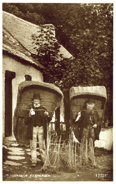 Coracle fishermen by English Photographer