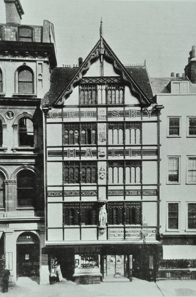 Crosby Hall, Bishopsgate, London, 1890 by English Photographer